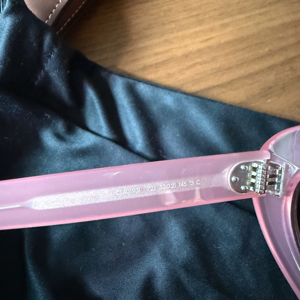 Celine pink cat eye sunglasses - Picture 4 of 7